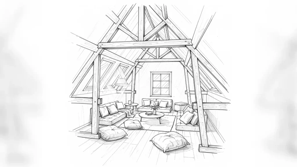 Attic Truss Design Ideas for Extra Living Space