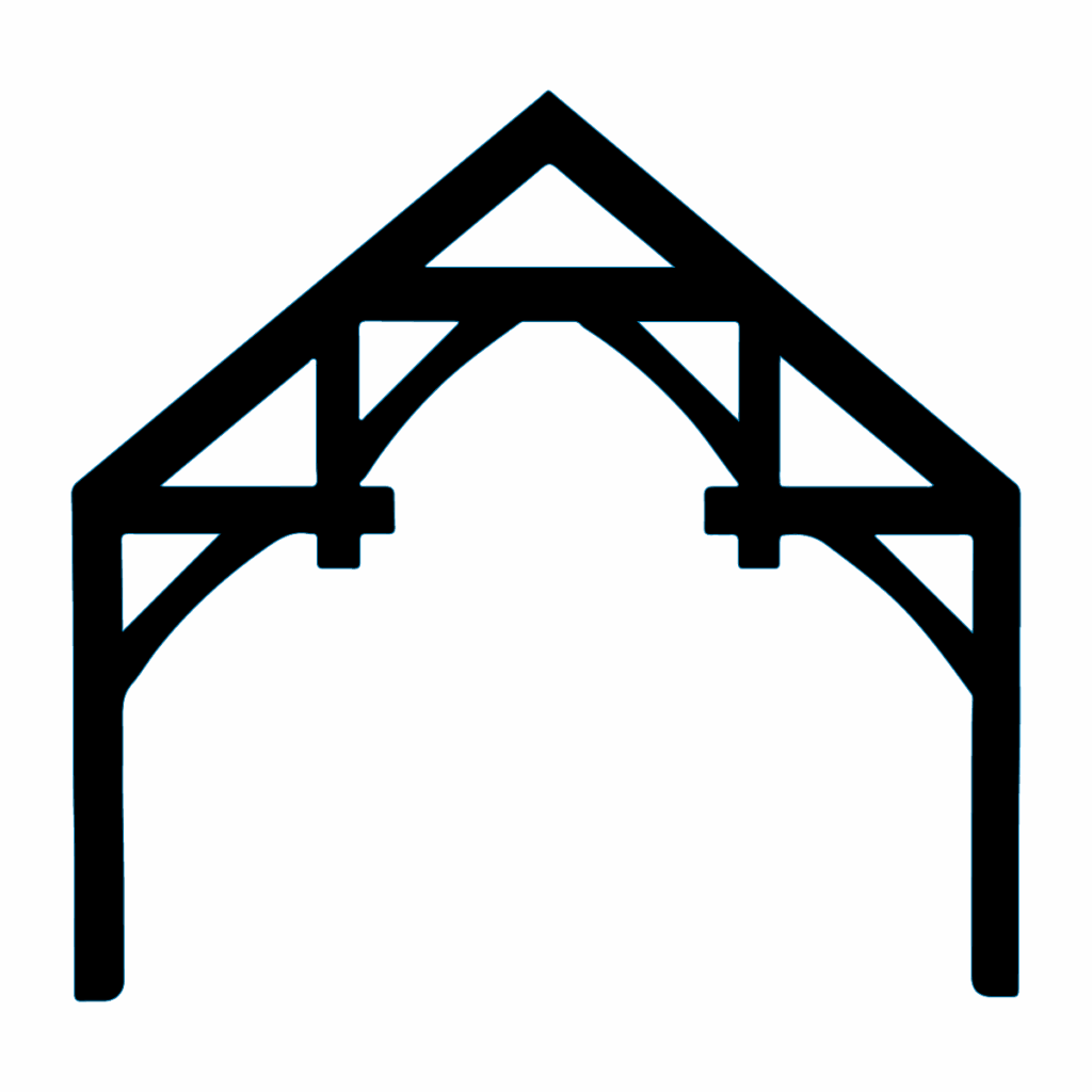 Hammerbeam roof truss