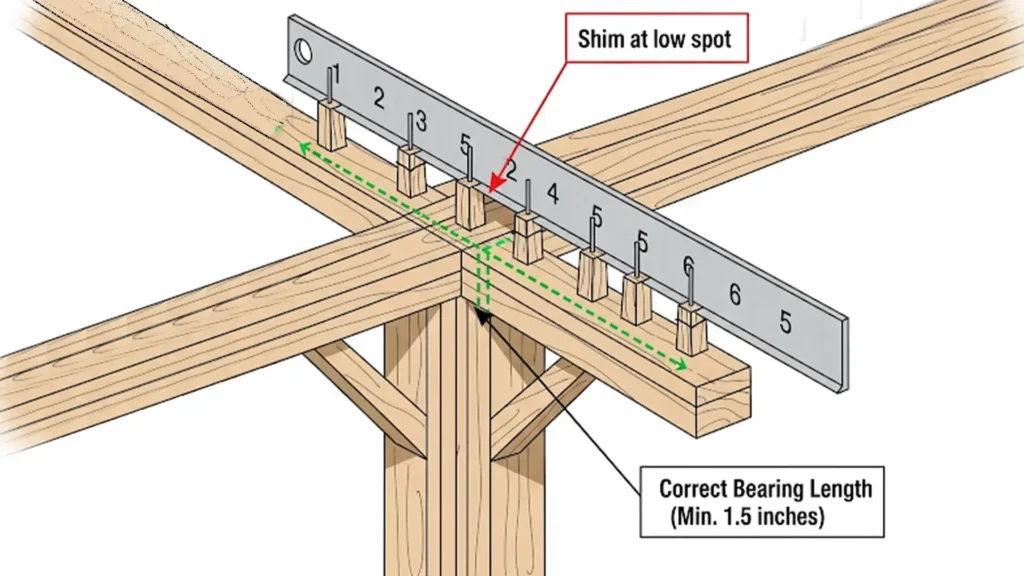 Mistake 5: Uneven Or Out-of-Level Bearing Surfaces