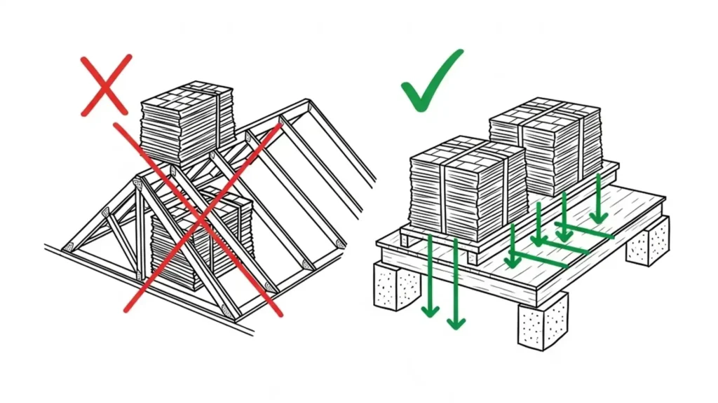 Mistake 9: Loading The Trusses Too Soon