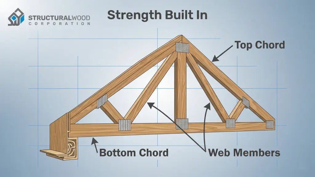 Strength Built In- Engineered Roof Trusses for Commercial Projects