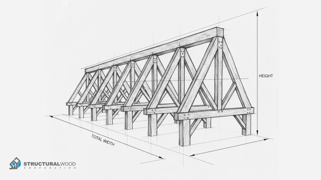 Confirm Measurements One Last Time- Build Wooden Trusses