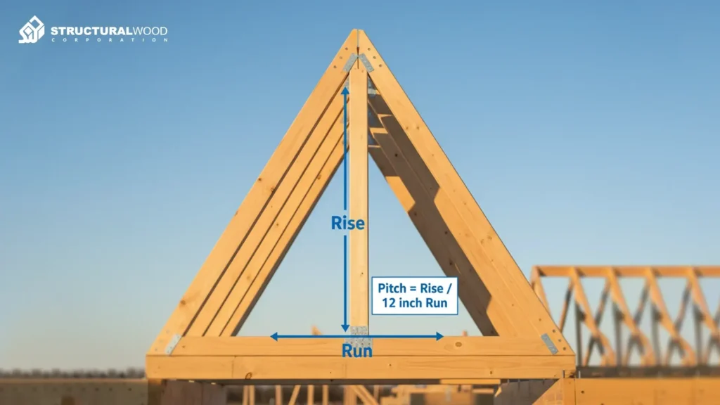 Measure the Height of the Truss- How to Measure Roof Trusses