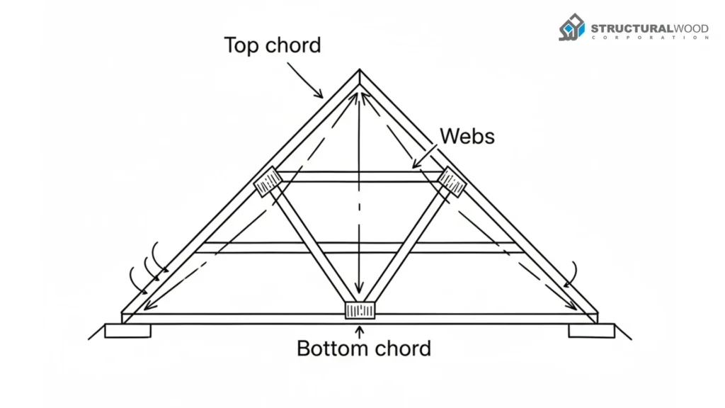 Understand the Main Parts of a Roof Truss- How to Measure Roof Trusses